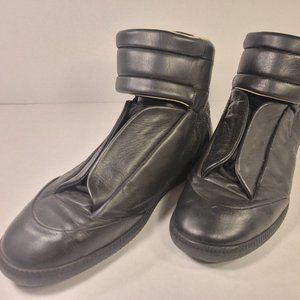 Maison Margiela Future Shoe 22 Black Sneaker High Top Size US 10 EU 43 Leather